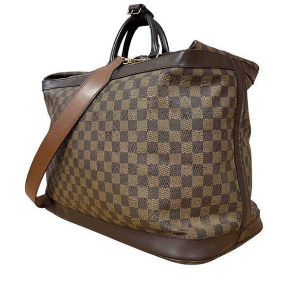 LOUIS VUITTON Grimaud Damier Ebene Travel Tote Square Travel Suitcase Gym Duffle - Picture 6 of 16